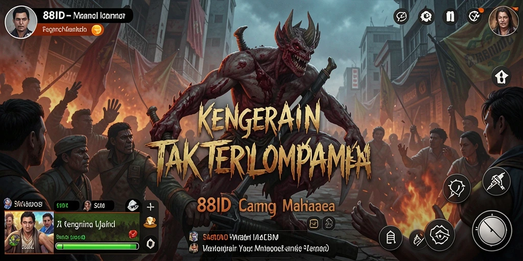 Gameplay menegangkan dalam suasana gelap yang mencekam.