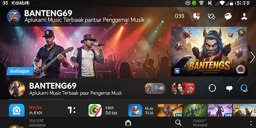 Tampilan gameplay interaktif di BANTENG69 dengan musik yang bertenaga.