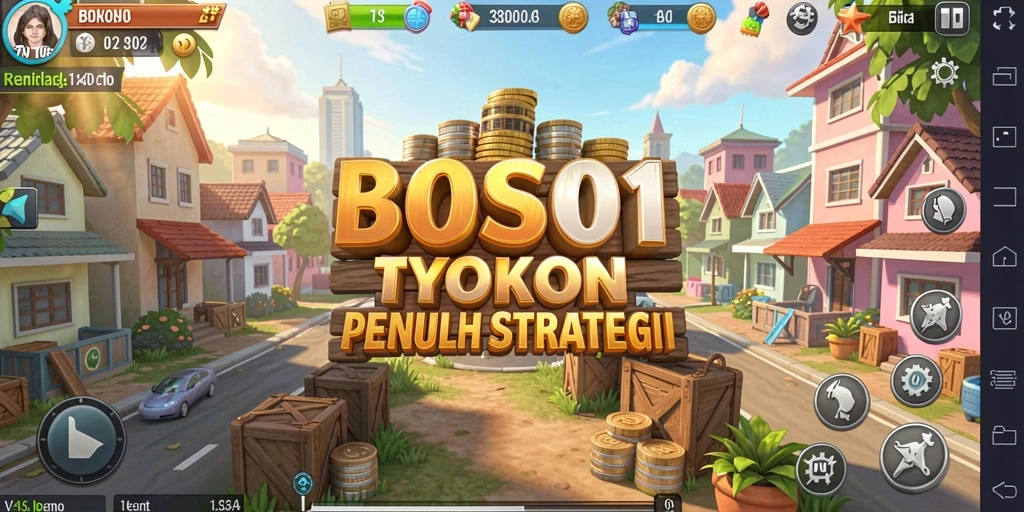 Tampilan gameplay BOS01 yang menarik dan penuh strategi Tycoon.