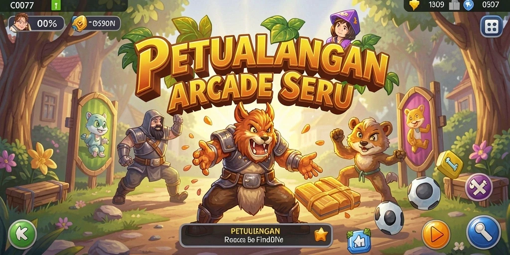Screenshot gameplay C0077 yang menunjukkan aksi seru dan grafis menarik.