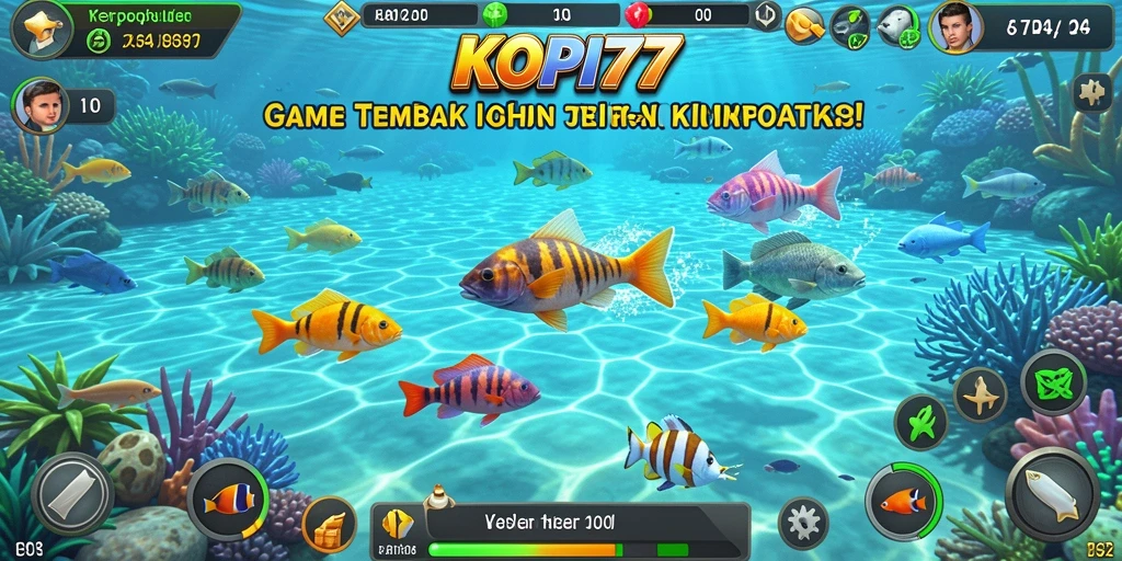 Tampilan gameplay KOPI77 yang seru dan penuh aksi pada layar.