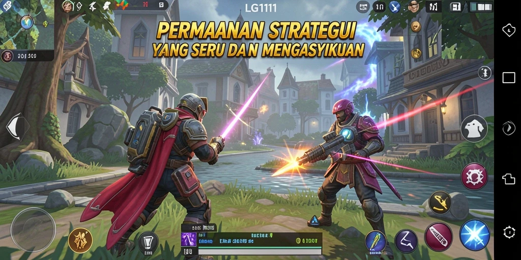 Tampilan menarik dari gameplay LG111 yang penuh strategi.