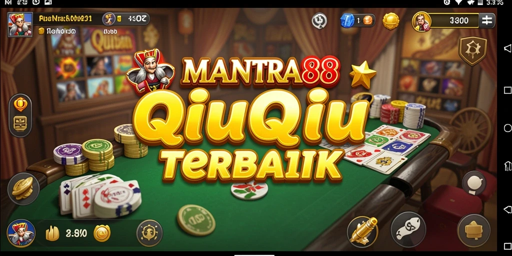 Tampilan gameplay QiuQiu yang mendebarkan di MANTRA88.