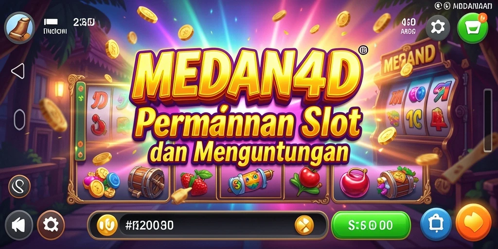 Screenshot gameplay MEDAN4D yang menampilkan keseruan bermain slot.