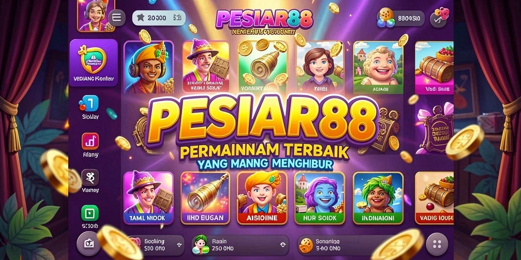 Tampilan gameplay PESIAR88 yang penuh warna dan mengasyikkan.