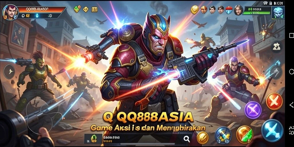 Tampilan screenshot gameplay QQ88ASIA yang mendebarkan.