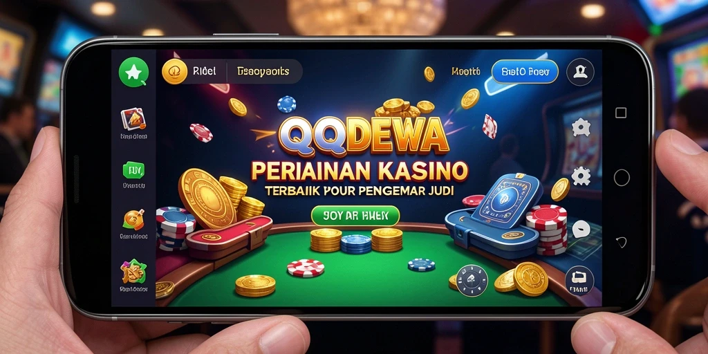 Screenshot gameplay QQDEWA menunjukkan keseruan bermain Kasino.