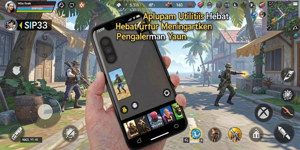 Screenshot utama SIP33 menampilkan antarmuka pengguna yang bersih dan fitur-fitur utama.
