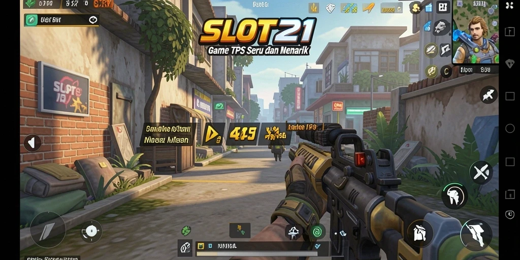 Screenshot menampilkan aksi menegangkan dan strategis dalam SLOT21.
