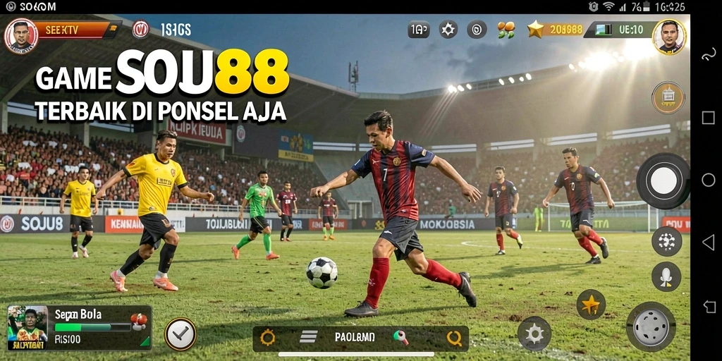 Screenshot gameplay SOJU88 yang menunjukkan aksi menarik di lapangan.