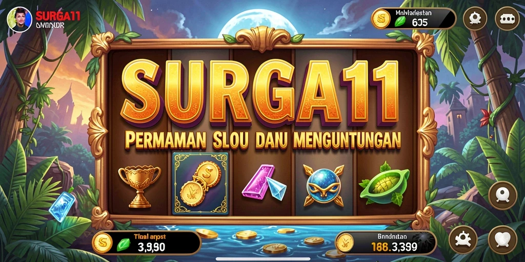 Tampilan gameplay SURGA11 yang menarik saat memutar slot.