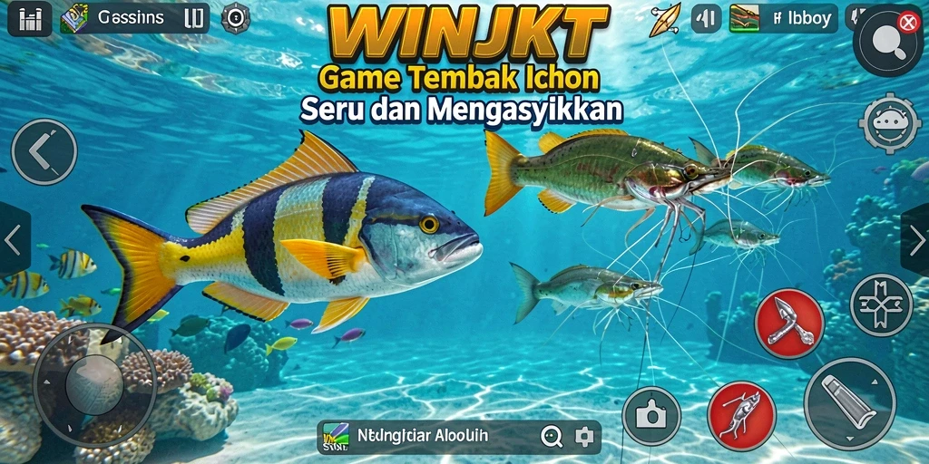 Screenshot gameplay Tembak Ikan yang penuh aksi.